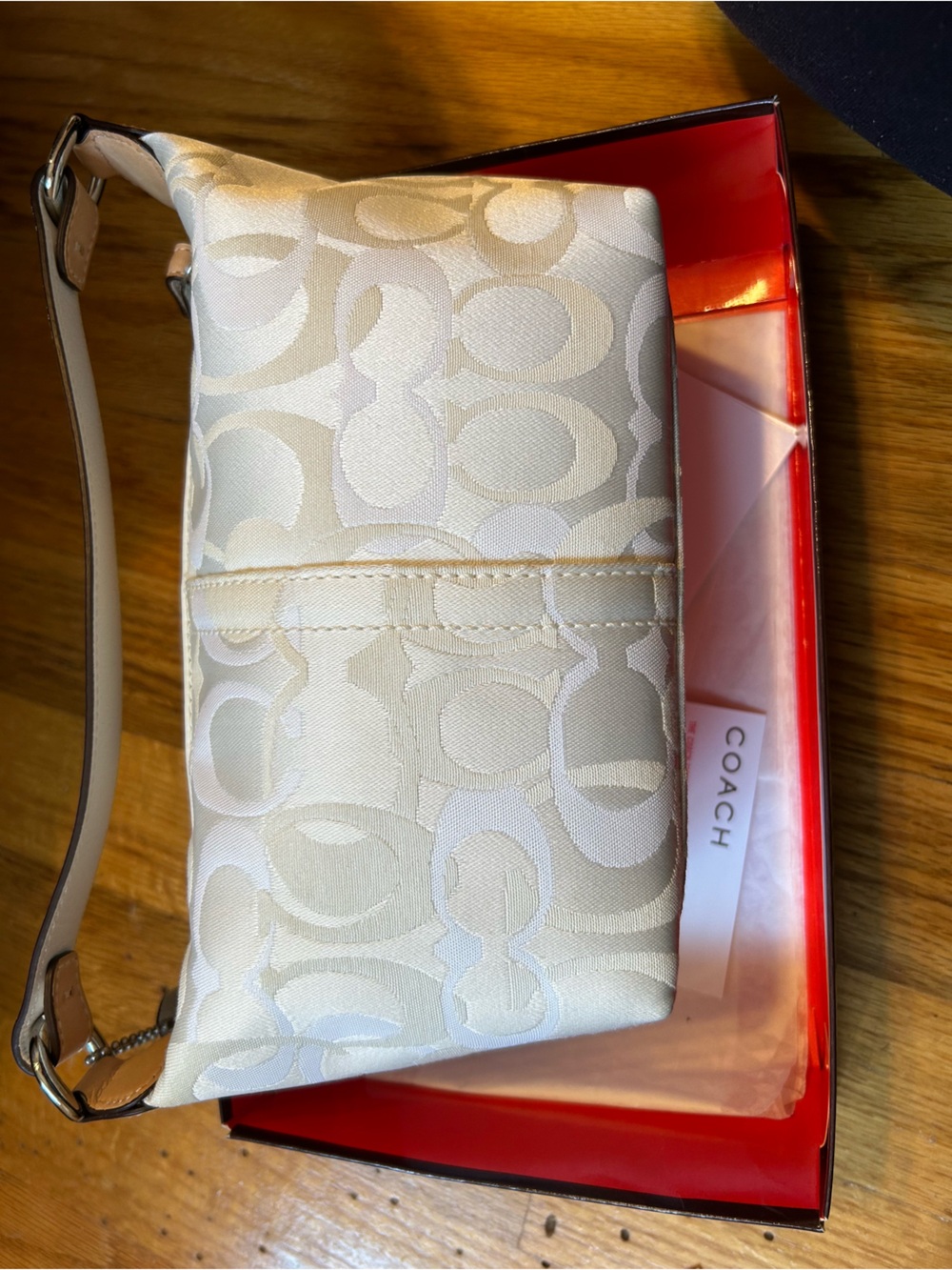 COACH optic C Signature shoulder bag